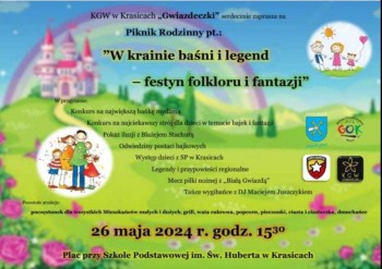 Festyn "W krainie baśni i legend" - Krasice, 26.05.2024
