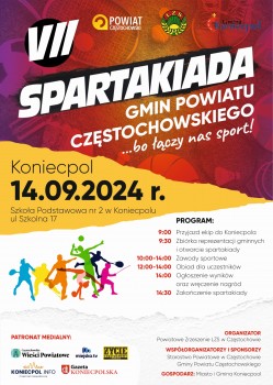 VII Spartakiada Gmin Powiatu Częstochowskiego - Koniecpol, 14.09.2024