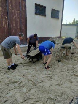 Zagospodarowanie terenu przy remizie OSP Krasice