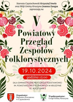 V Powiatowy Przegląd Zespołów Folklorystycznych - 19.10.2024