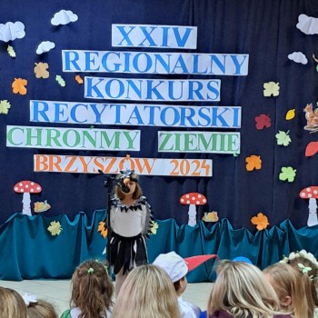 XXIV Regionalny Konkurs Recytatorski „Chrońmy Ziemię”, Brzyszów 7.11.2024r.